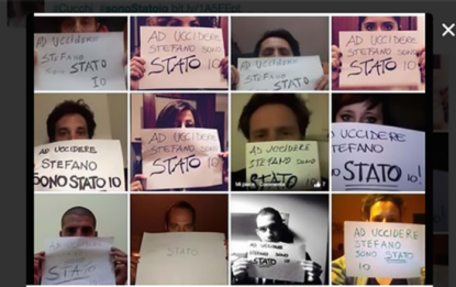 Caso Cucchi, la protesta sui social: #sonoStatoio. STORIFY