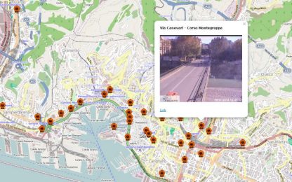 Genova, la mappa delle webcam che aiuta in caso di alluvione