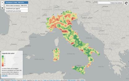 #DissestoDoloso, ecco le zone alluvionate in Italia: MAPPA