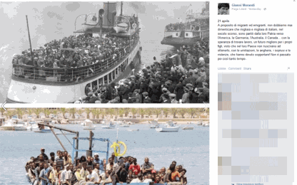 Gianni Morandi si schiera coi migranti, critiche su Facebook