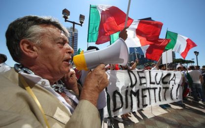 Campania: De Luca fa ricorso contro la sospensione