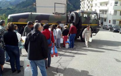 Messina: nuova perdita dalla condotta idrica, tecnici al lavoro