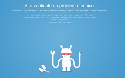 Problemi tecnici per Twitter, il sito va giù in tutto il mondo