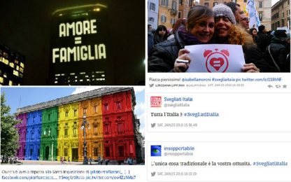 #SvegliatItalia: tweet, foto e video dalle piazze arcobaleno. STORIFY