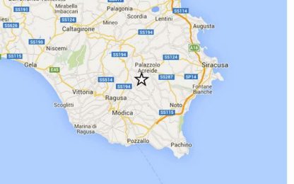 Terremoto di magnitudo 4.6 tra Siracusa e Ragusa
