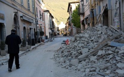Terremoto, il maltempo spaventa le zone colpite dal sisma