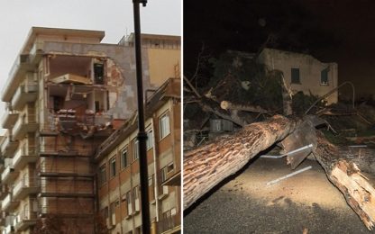 Maltempo, tromba d'aria a nord di Roma: due morti 