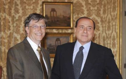 Bill Gates: Berlusconi tirchio con i Paesi più poveri