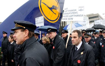 Lufthansa, i piloti sospendono lo sciopero