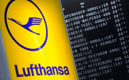 Piloti Lufthansa in sciopero per quattro giorni