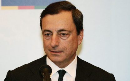 Draghi: "Inevitabile agire al più presto con la manovra"