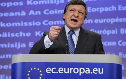 Barroso: "La ripresa dell'Italia si intravede ma è fragile"