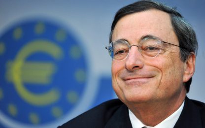 Bce, Draghi promuove il Quantitative easing: funziona