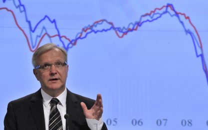 Rehn ammonisce l'Italia: "Dati non buoni, serve stabilità"