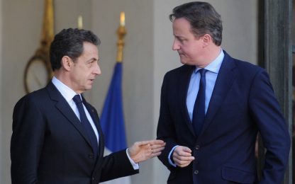 Tensione al vertice Ue, Sarkozy accusa Cameron