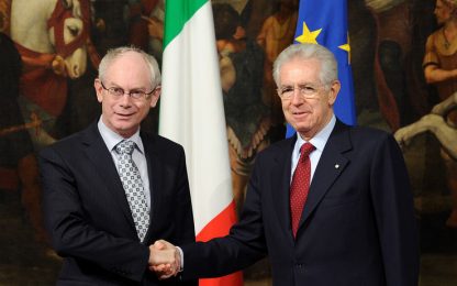 Crisi, Van Rompuy: “Da Monti un lavoro straordinario”