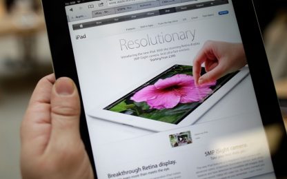 Nuovo iPad, schermo ad altissima definizione
