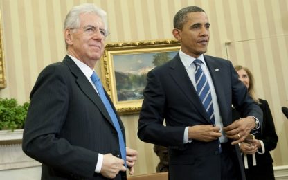 Obama chiama Monti: "Rafforzare l'Eurozona contro la crisi"