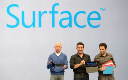 Arriva Surface, il tablet Microsoft che sfida l’iPad