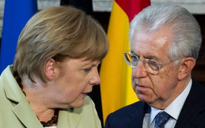 Il duello Monti-Merkel, in attesa di Bruxelles