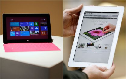 Surface versus iPad, tablet a confronto