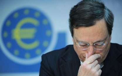 Draghi: “Pronti a intervenire”. Ma le Borse crollano