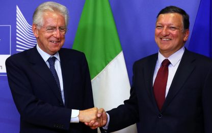 Crescita, Monti: "Priorità all'attuazione delle riforme"