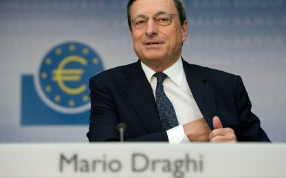 Bce taglia ancora i tassi: 0,05%. Draghi: ripresa indebolita