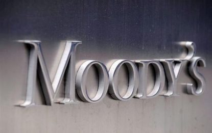 Moody's taglia stima Pil Italia a -0,1% per il 2014