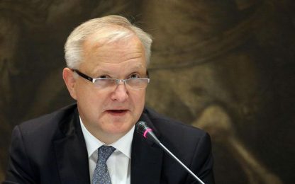 Rehn: Italia come la Ferrari ma serve revisione del motore