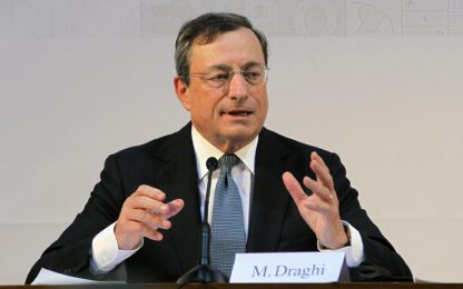 Draghi: "Tassi a zero, ora tocca alle banche"