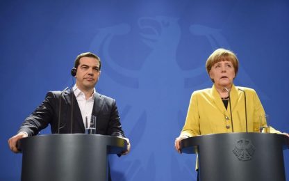 Merkel vede Tsipras: "Vogliamo una Grecia forte"