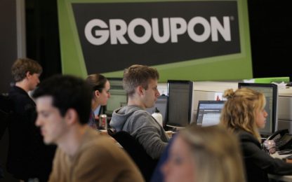 Groupon pronta a tagliare 1100 posti di lavoro