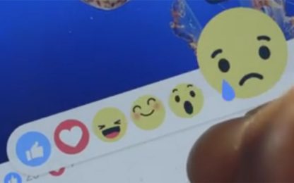 Facebook, non solo "Like": arrivano le "Reactions"