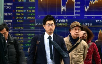 Il tonfo della Borsa cinese trascina giù anche l'Europa e Wall Street
