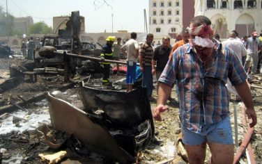 Massive explosion in Baghdad