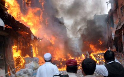 Iraq, incendio in un hotel fa decine di vittime