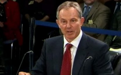 Londra, la deposizione di Blair sulla guerra in Iraq