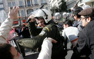 GREECE GENERAL STRIKE CLASHES