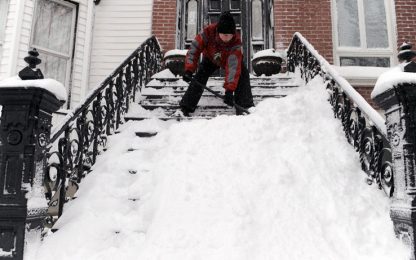 New York bloccata dalla neve