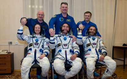 Pasqua nello spazio per l’equipaggio della Soyuz