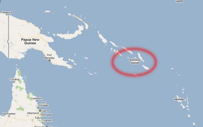 Terremoto di magnitudo 7,1 nelle Isole Salomone