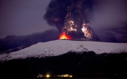 Ecco l'eruzione del vulcano che ha bloccato il mondo