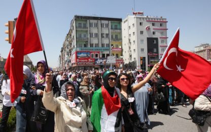 Turchia, monta la protesta contro il raid israeliano