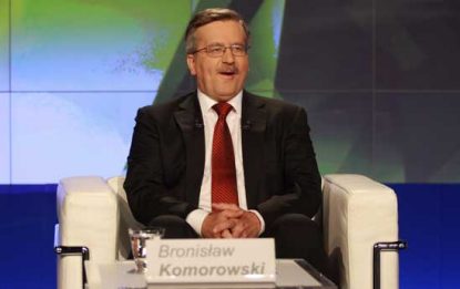 Polonia, Komorowski avanti negli exit poll