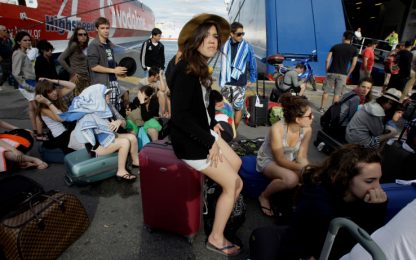 Grecia, sciopero blocca migliaia di turisti