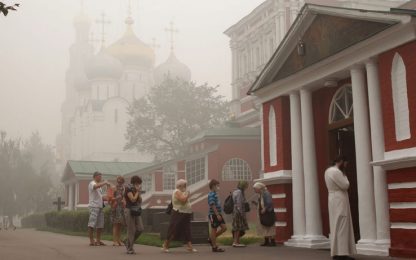 Russia, il fumo ha raggiunto la stratosfera