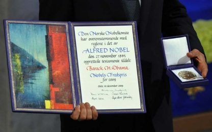 Premio Nobel per la pace 2010, fate il vostro gioco