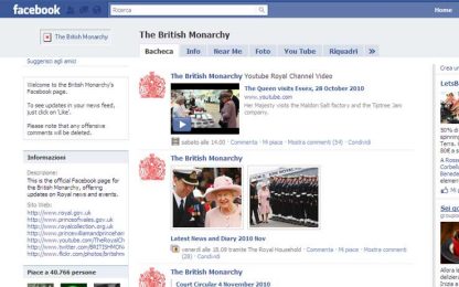 Amici della regina Elisabetta II? Da oggi su Facebook si può
