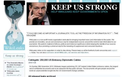 Wikileaks: Berlusconi e web, prove di censura all’italiana